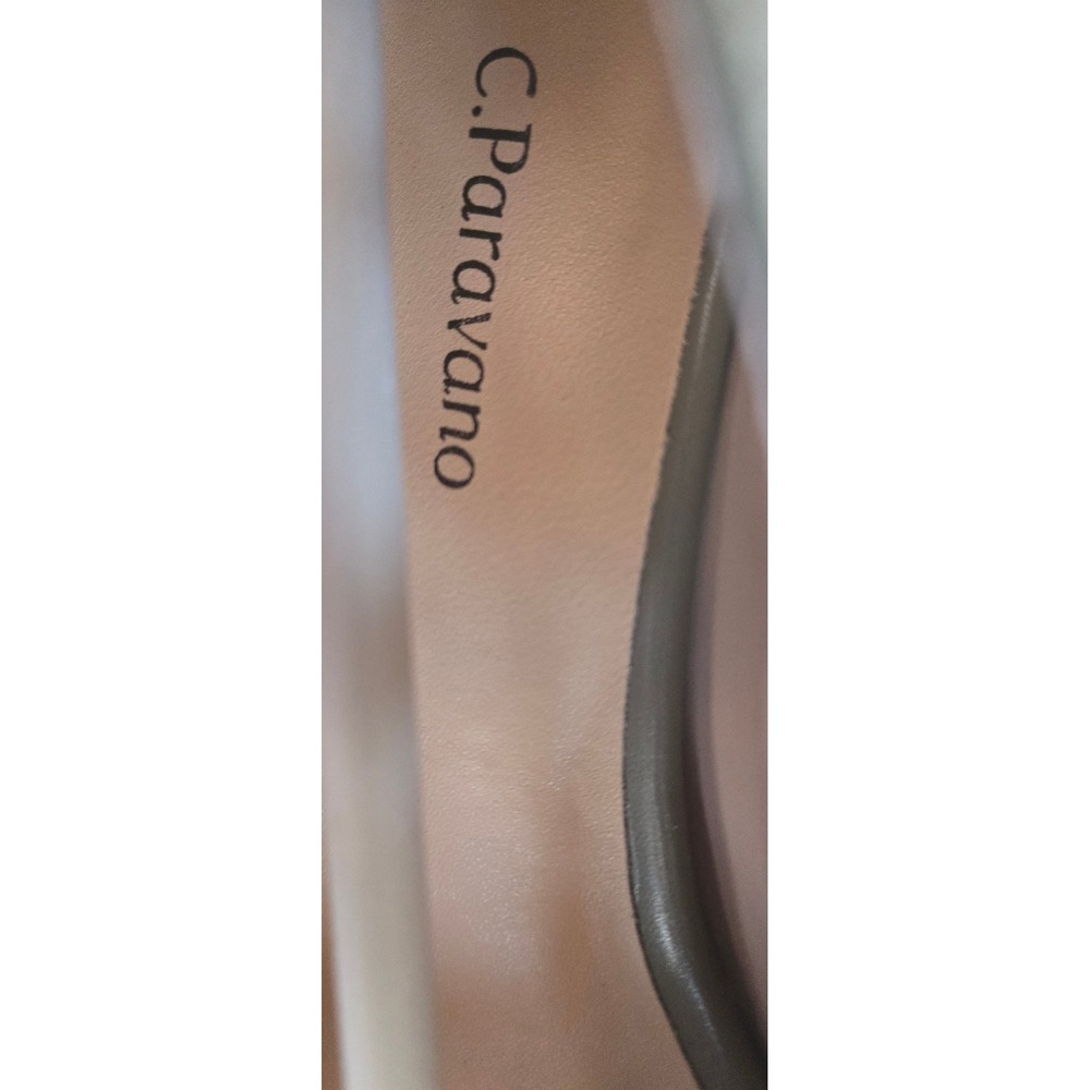 C.Paravano Alyssa A Double Strap Block Heel Mary Jane Light Green EU 38.5 - Picture 8 of 10